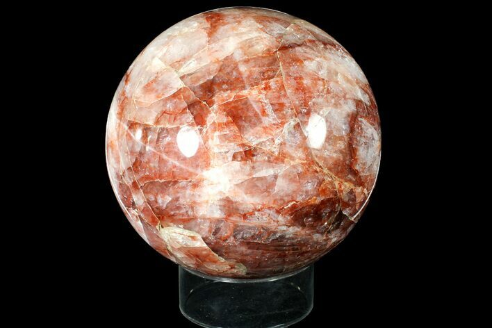 Polished Hematite (Harlequin) Quartz Sphere - lbs #121947